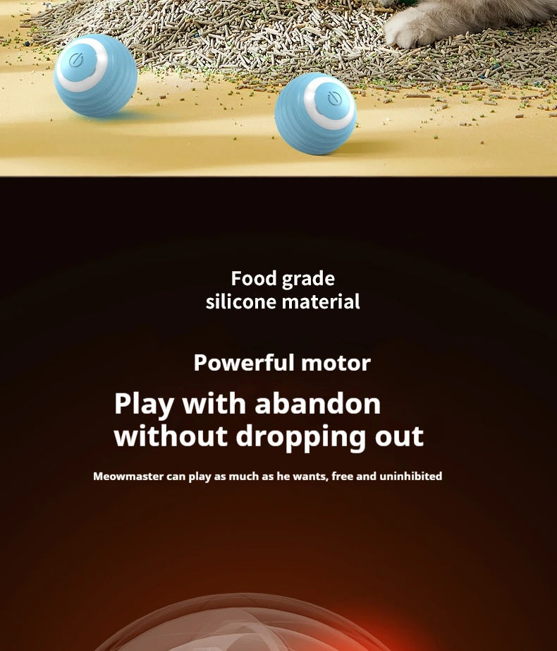 Self-Rolling Electric Cat Ball