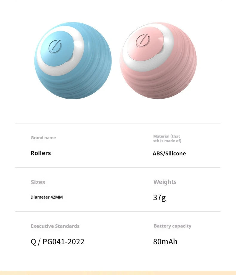 Self-Rolling Electric Cat Ball
