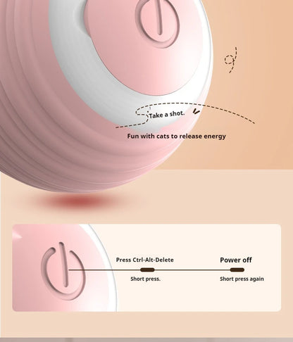 Self-Rolling Electric Cat Ball