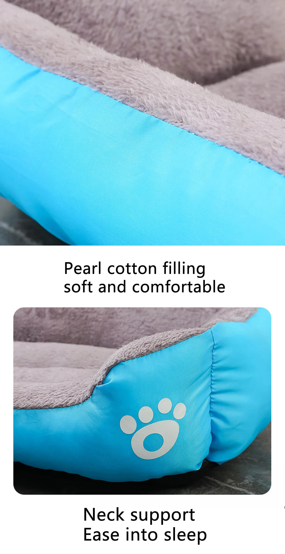 Square Dog Sofa Bed - Washable