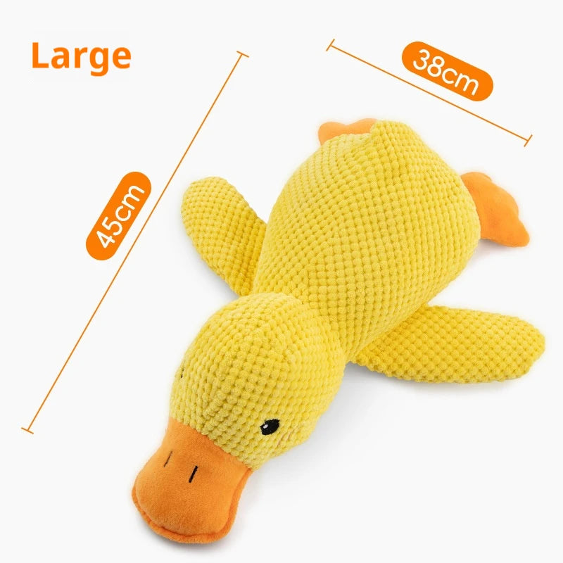 Plush Duck Dog Toy with Sound