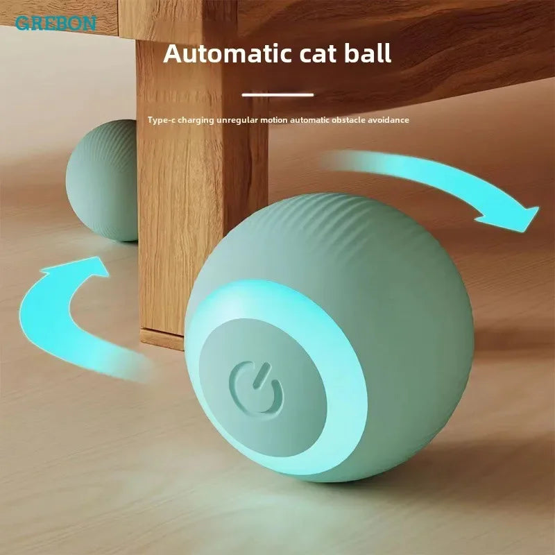 Self-Rolling Electric Cat Ball