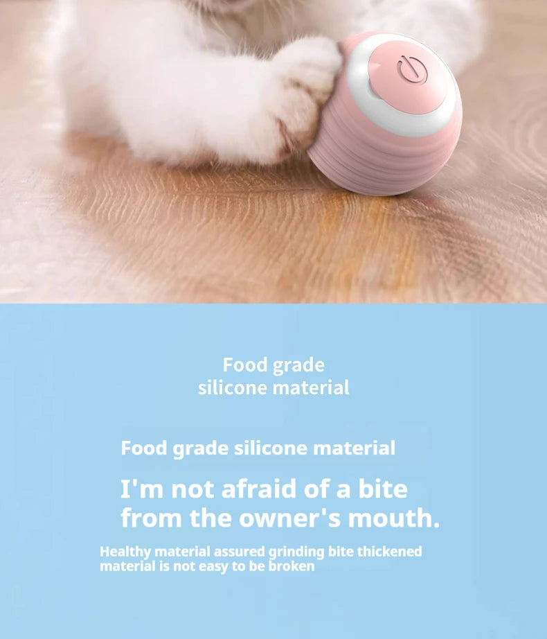 Self-Rolling Electric Cat Ball