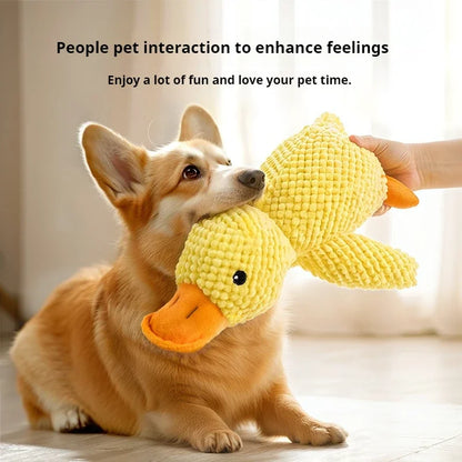 Plush Duck Dog Toy with Sound
