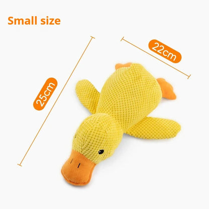 Plush Duck Dog Toy with Sound