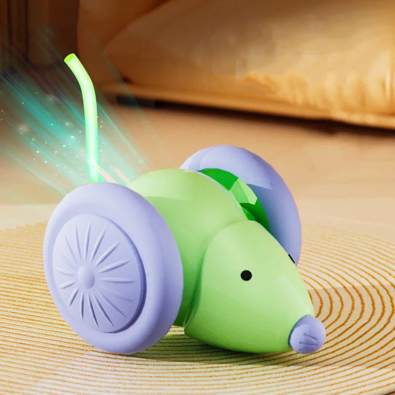 Electric Mouse Car Cat Toy