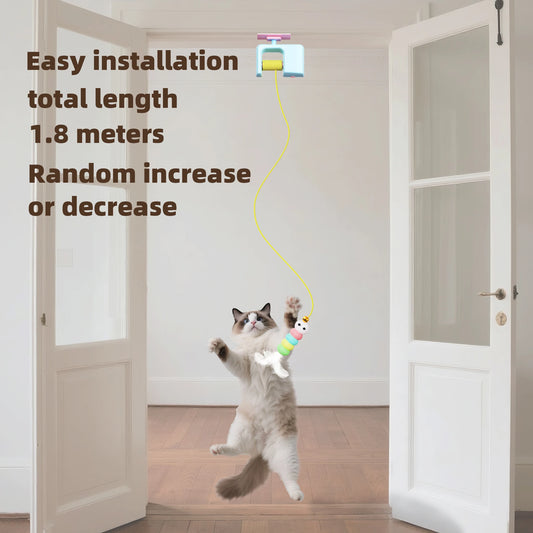 Electric Hanging Door Cat Toy