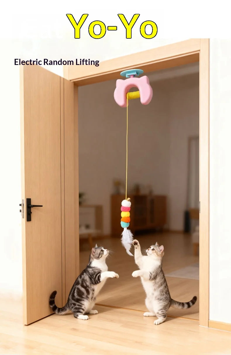 Electric Hanging Door Cat Toy