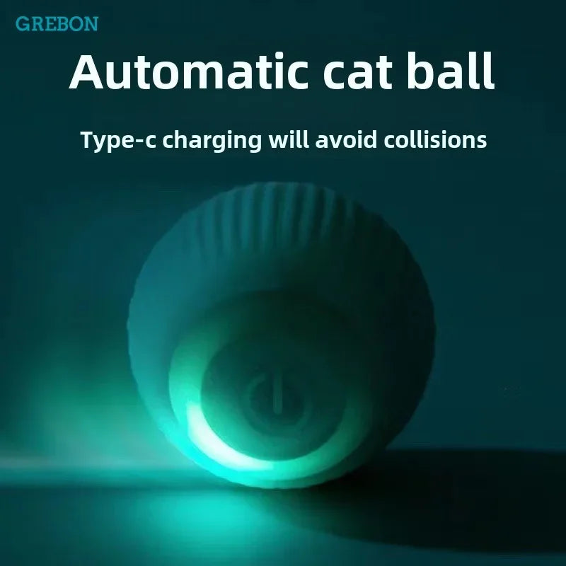 Self-Rolling Electric Cat Ball