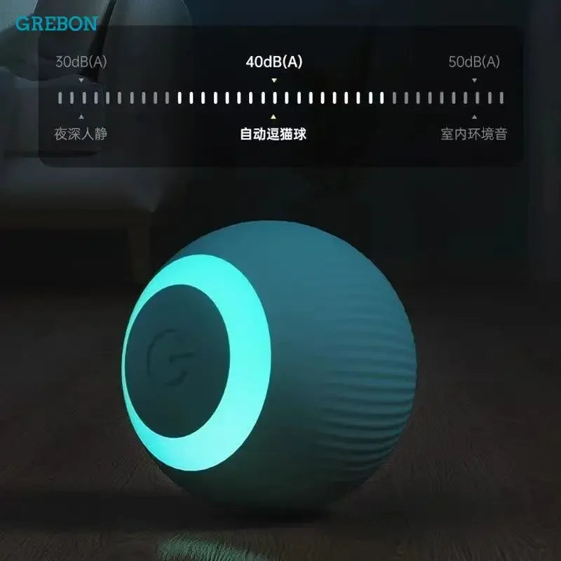 Self-Rolling Electric Cat Ball