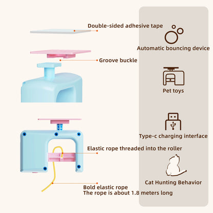 Electric Hanging Door Cat Toy